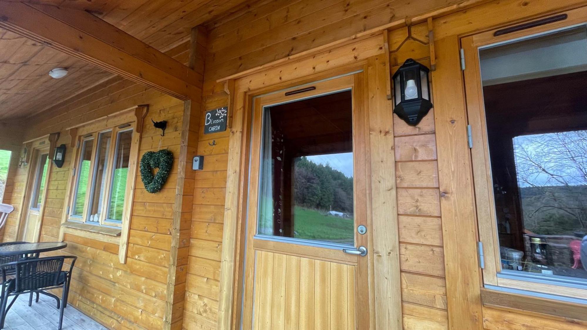 Blossom Cabin - Little Log Cabin In Wales Newtown  Eksteriør bilde